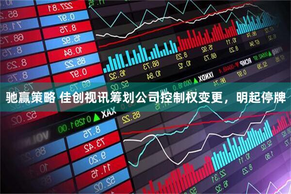 驰赢策略 佳创视讯筹划公司控制权变更，明起停牌